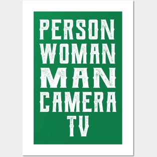 Person Woman Man Camera Tv donald trump Posters and Art